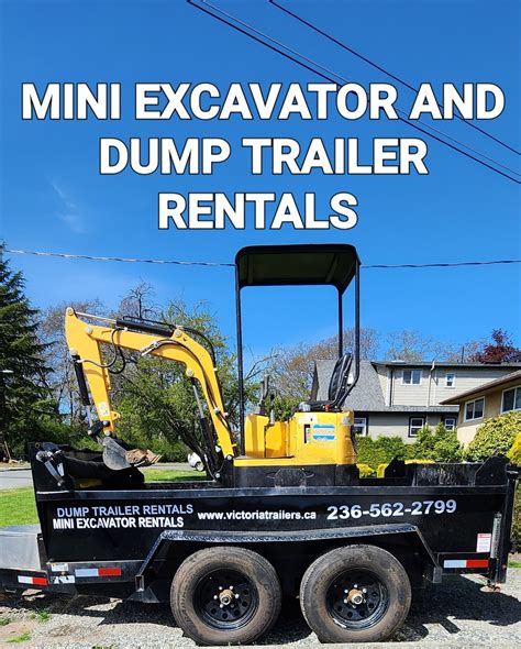 dump trailer mini excavator|mini excavator trailer hitch.